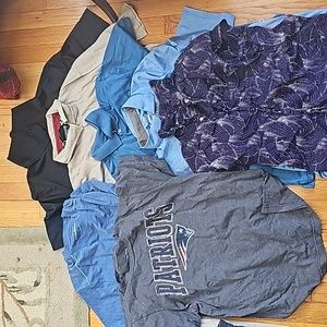 5 collar ts and 2 tees